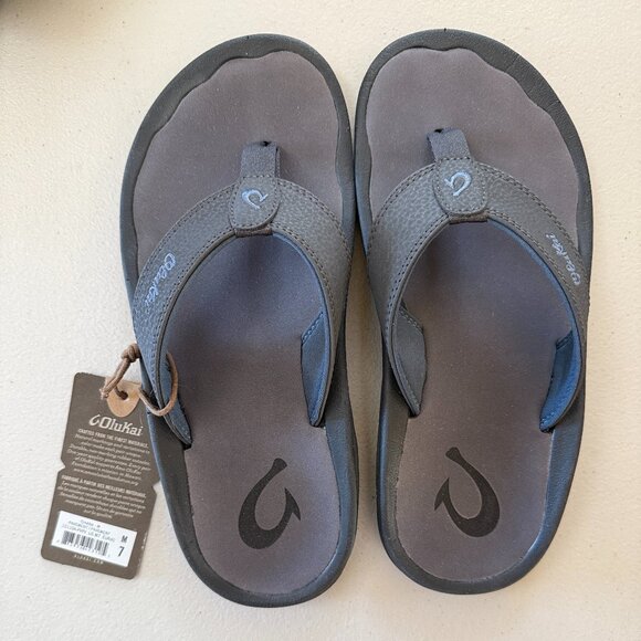OluKai Men's Sandals / Flip-flops Size 7 - Kona - Picture 1 of 3